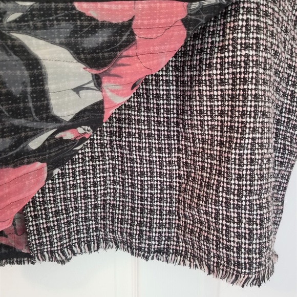 CHICO'S Tweed Fringed Skirt NWT Large (chico's 2) - Picture 4 of 7